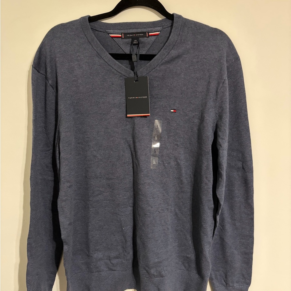 Tommy Hilfiger Charcoal Gray Knitwear